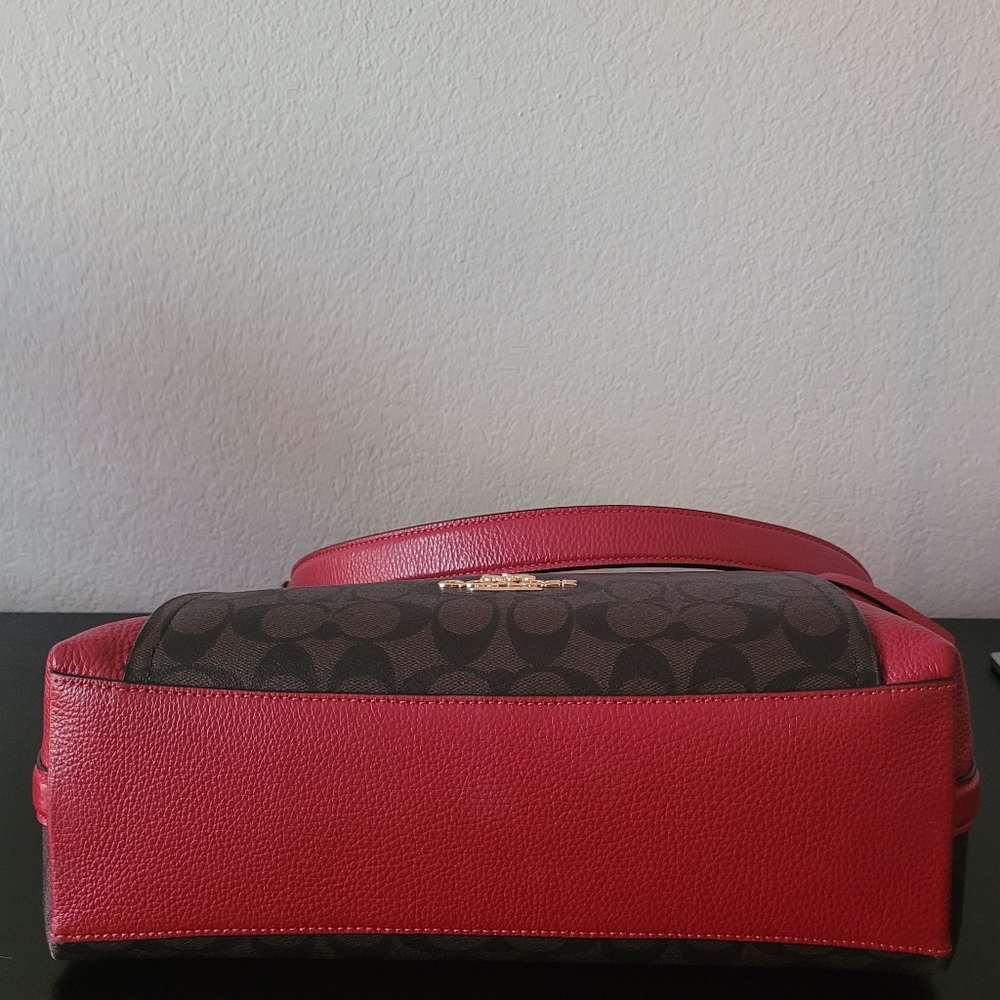 Coach Marlon Hobo In Signature Canvas - Picture 8 of 16
